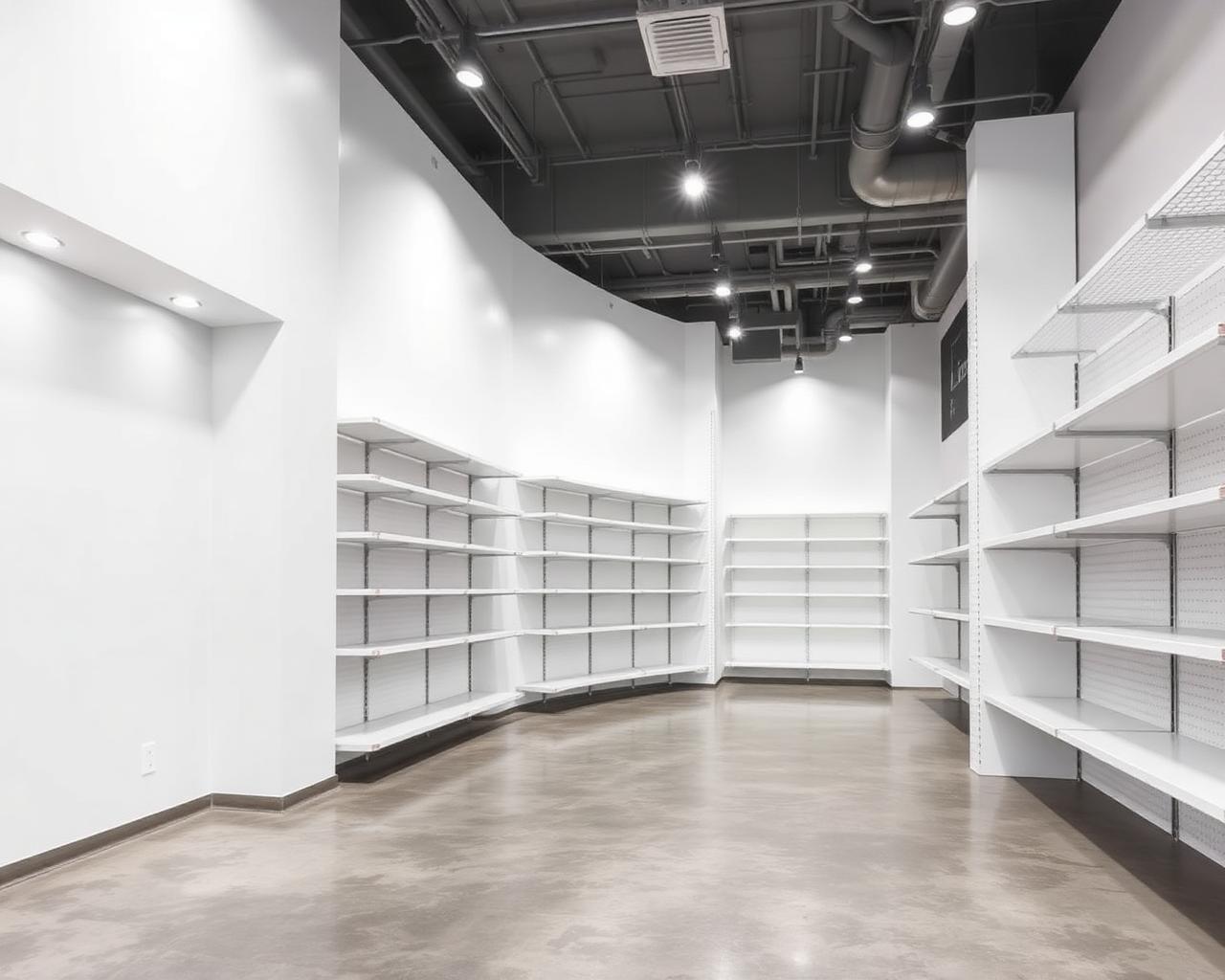 Retail build-out interior